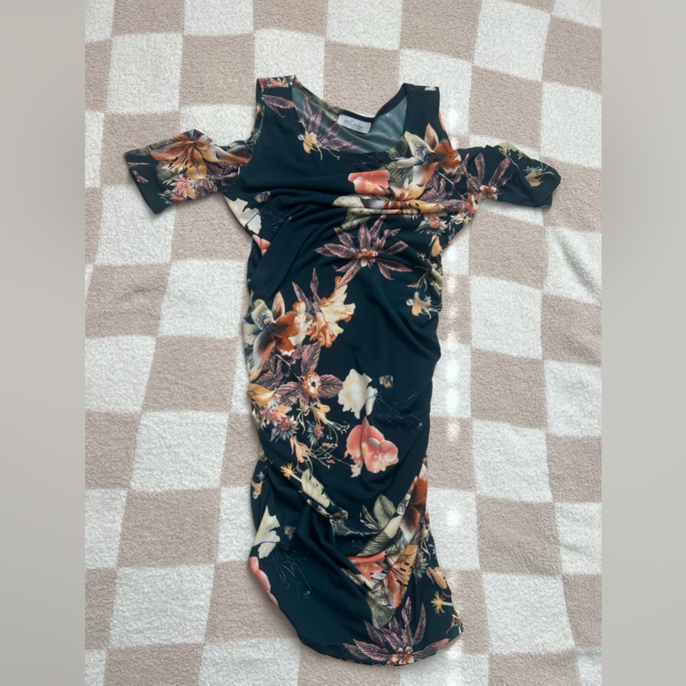 My Bump Floral Maternity Dress - S